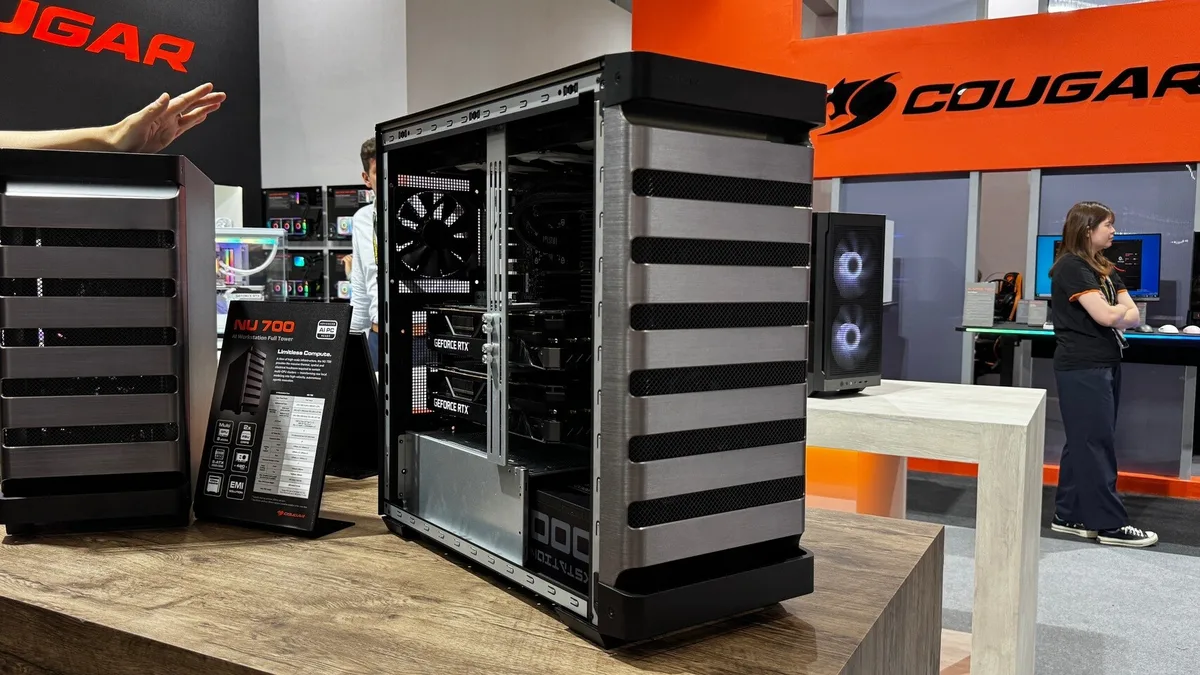Cougar Shows Off New AI Workstation Cases at Computex 2026