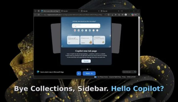 Microsoft kills Edge Collections as Copilot takes over