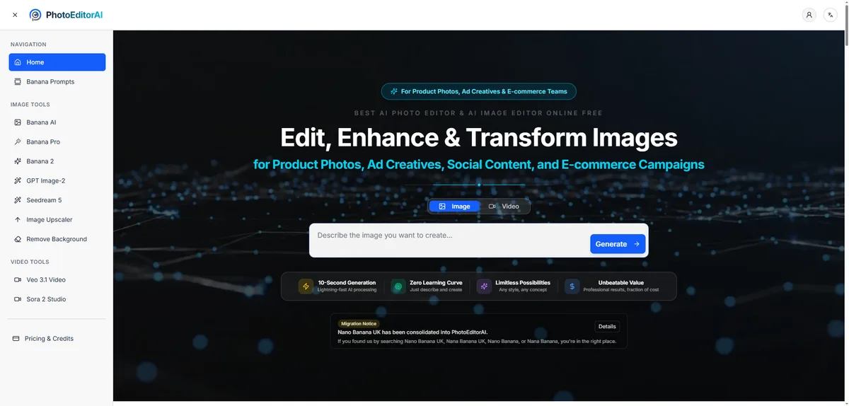 PhotoEditorAI brings AI photo editing to your browser